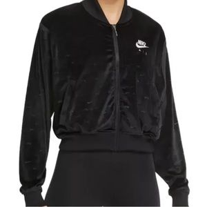 Nike Air velour zip front track jacket Rare